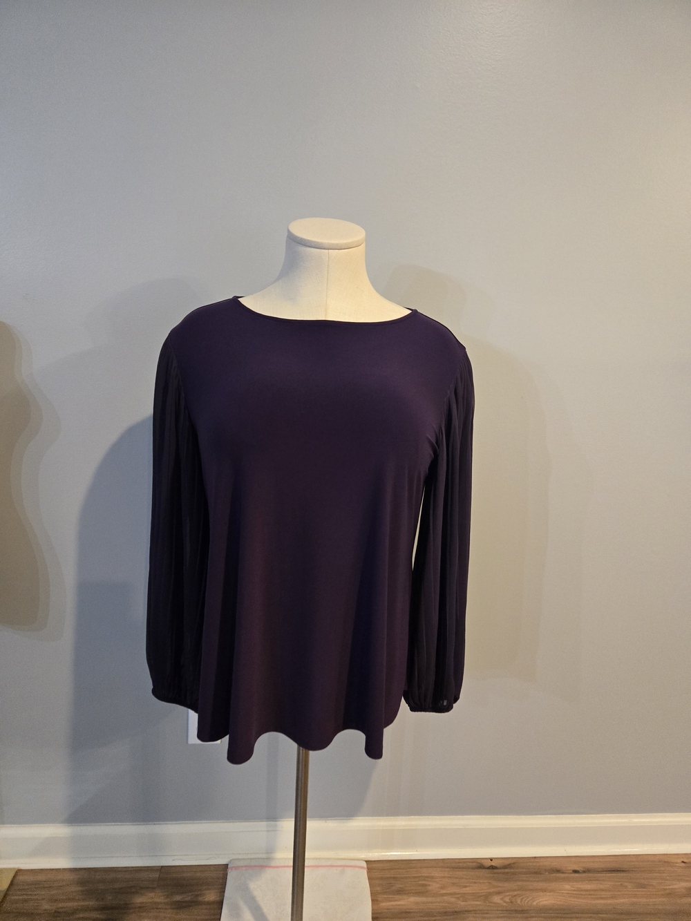 Women’s Long Sleeve Top - Plum